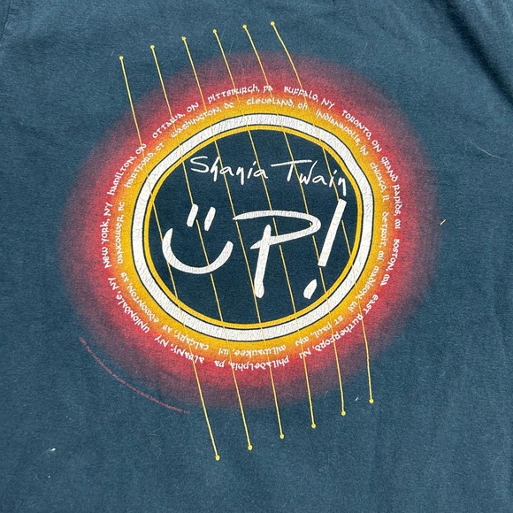 Vintage Shania Twain Up tee size S - Picture 5 of 5
